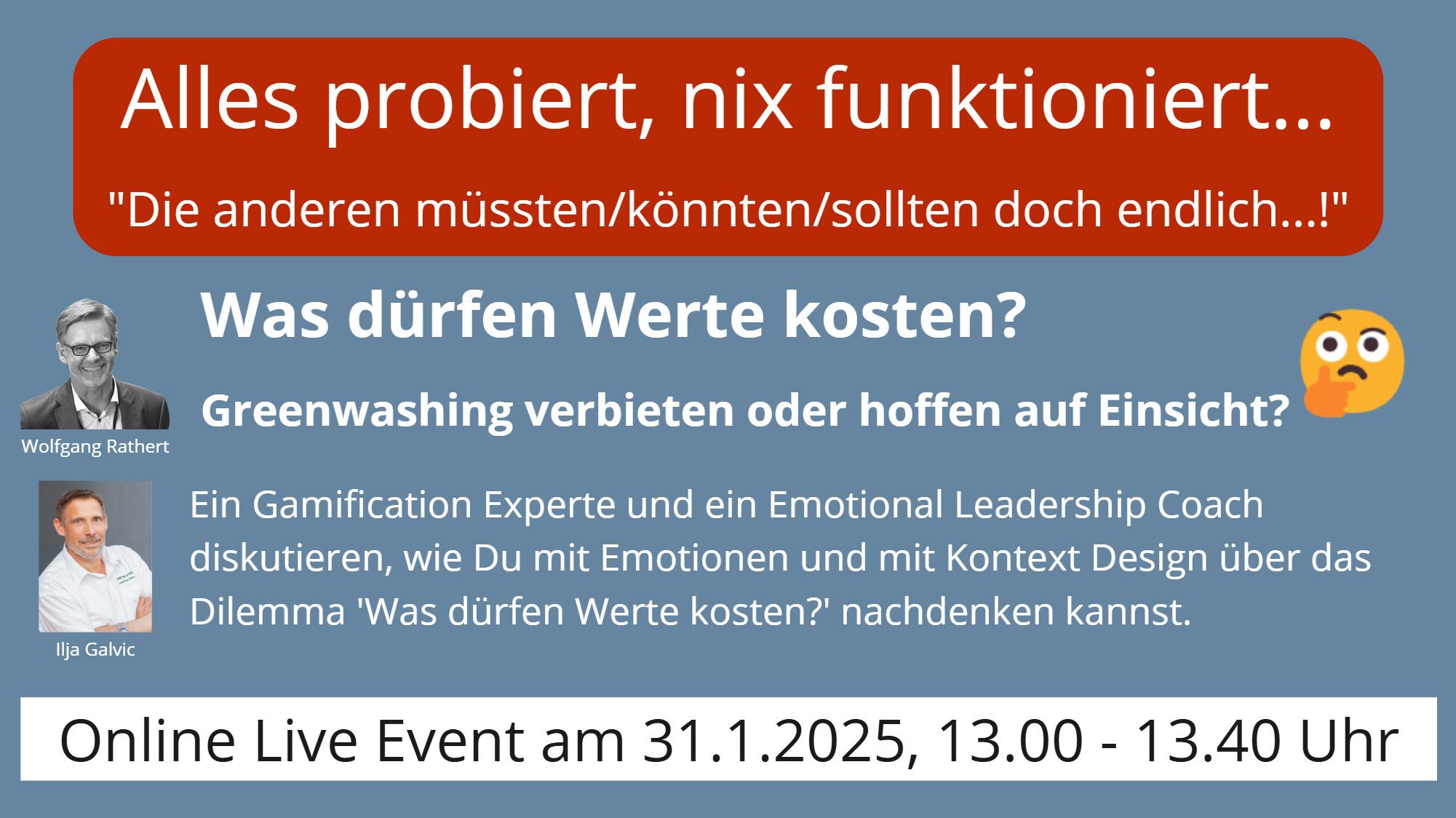 Was dürfen Werte kosten?